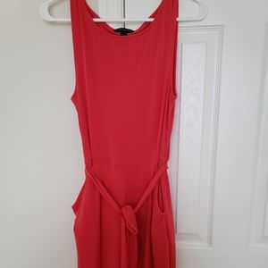 Dark Coral Banana Republic Factory Dress